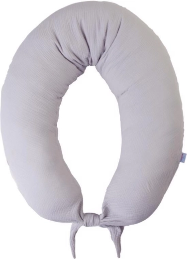 Babymatex Moon muszlin szoptatós párna világosszürke 260 cm