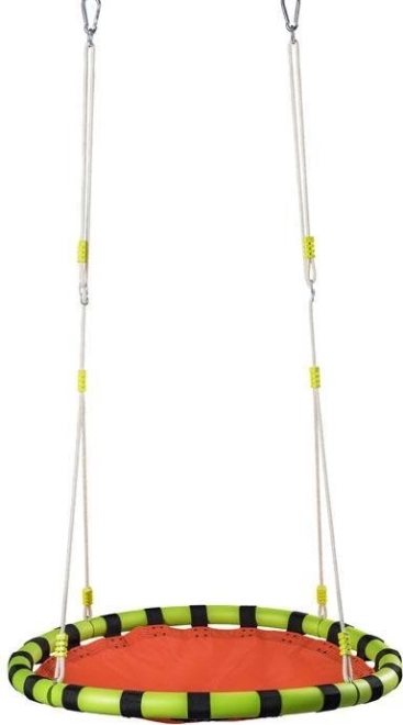 WOODY összecsukható fészekhinta, narancssárga, 103 cm átmérő