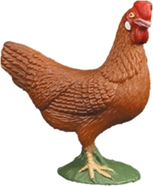 Balulu tyúkfigura
