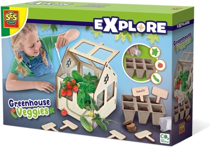 SES Explore mini üvegház zöldségekkel