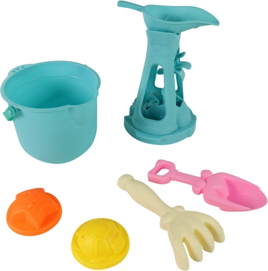 Színes homokozó készlet malommal