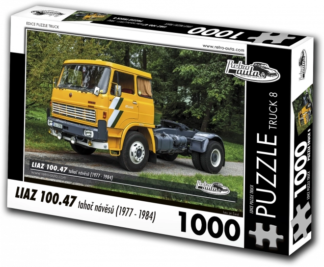 Retro-autók puzzle LIAZ 100.47 nyergesvontató (1977–1984) – 1000 darab
