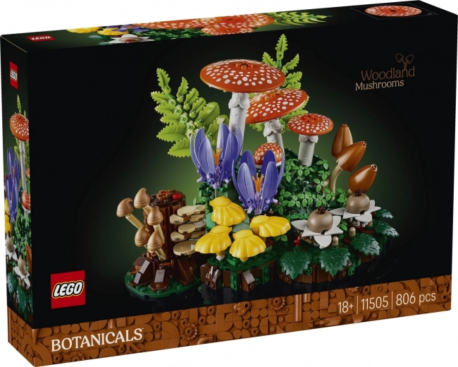 LEGO Botanicals erdei gombák