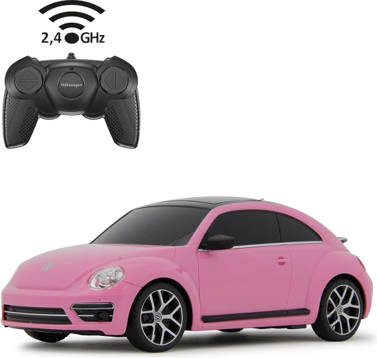 Jamara Volkswagen Beetle RC autó 1:24 rózsaszín 2,4 GHz