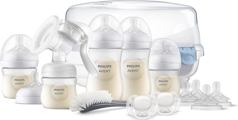 Philips Avent Natural Response szoptatási szett kézi mellszívóval és mikrohullámú sterilizálóval