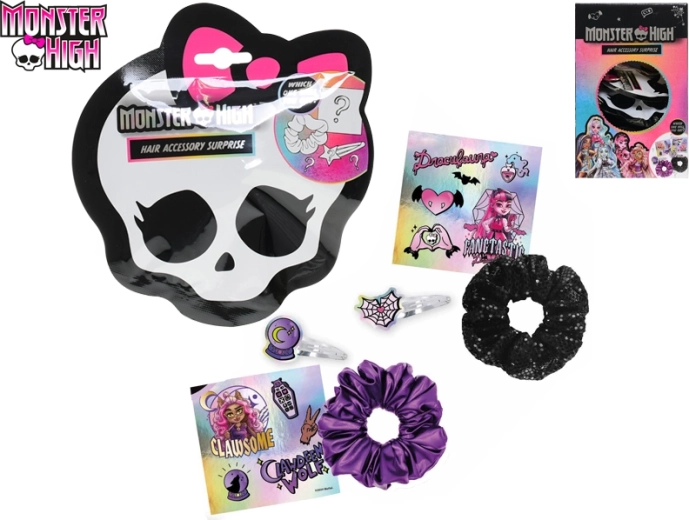 MONSTER HIGH hajkiegészítő szett gyerekeknek