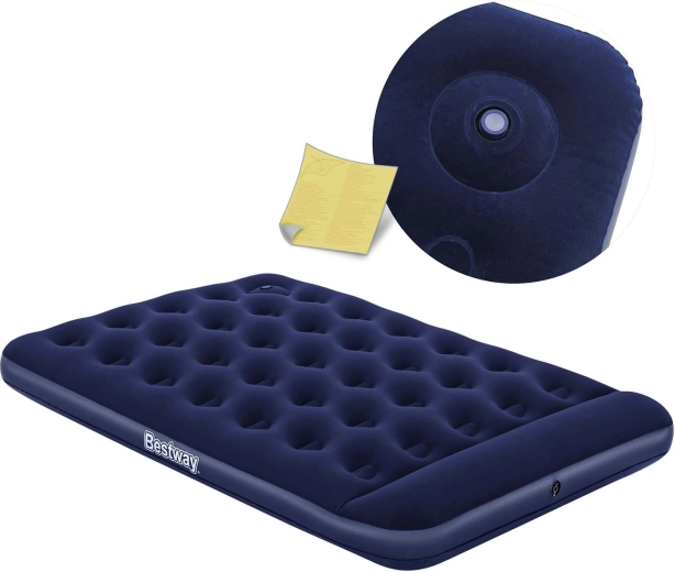 Bestway felfújható matrac beépített lábpumpával 191 × 137 × 28 cm