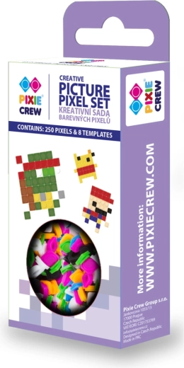 PIXIE CREW kreatív pixelkészlet – 250 pixel és 8 sablon