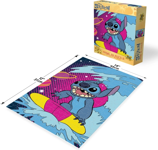 Disney Stitch 3D puzzle 200 darabos