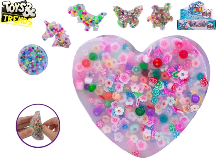 Ragacsos zselés játékok Picky Pads 8 cm
