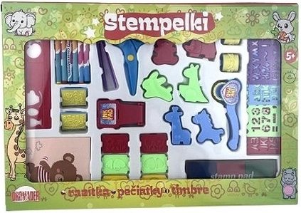 Kreatív bélyegzőkészlet bőröndben gyerekeknek