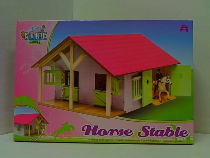 Fából készült lóistálló 1:24