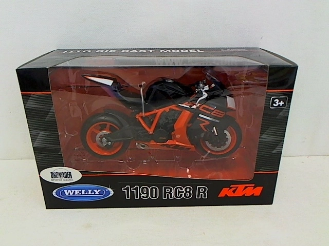 Welly KTM 1190 RC8 R 1:10 méretarányú motorkerékpármodell