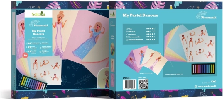 Sekoia Picamania pasztell táncosnők – kreatív készlet