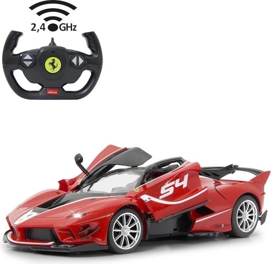 Jamara Ferrari FXX K Evo RC autó 1:14 piros, 2,4 GHz, LED-del és kézzel nyitható ajtókkal