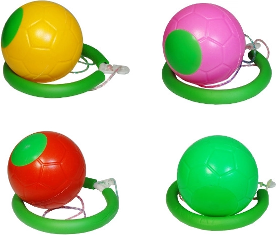 Ugráló labda karikával – ügyességi játék gyerekeknek