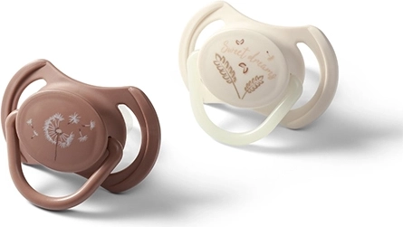 Szimmetrikus szilikon cumik 18 hó+, 2 db BABYONO