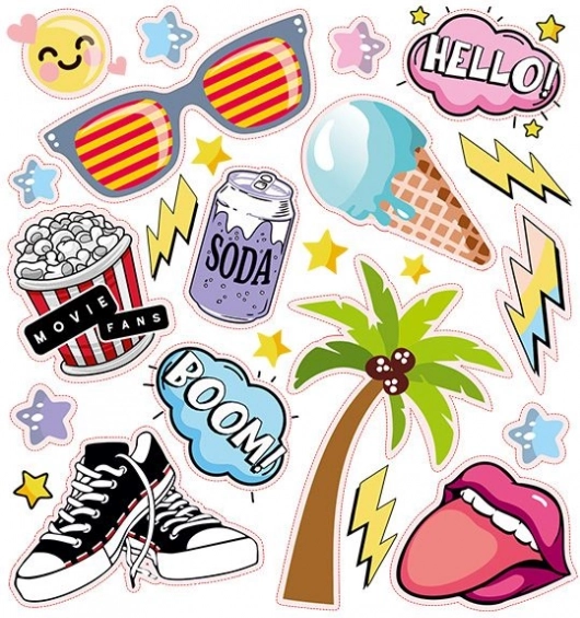 Felvasalható matricák Weekend