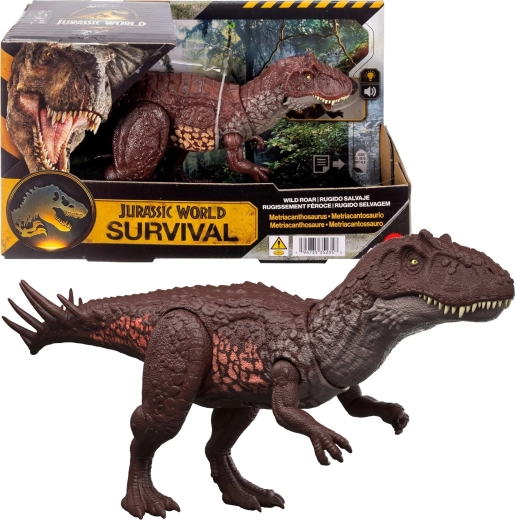 Interaktív Jurassic World Metriacanthosaurus dinoszaurusz hanggal és fénnyel – Mattel