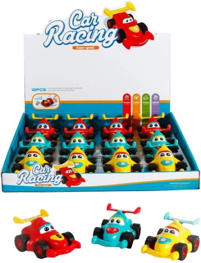 Fém Formula autó 10 cm lendkerekes