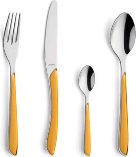 Amefa Éclat evőeszközkészlet 24 db sárga
