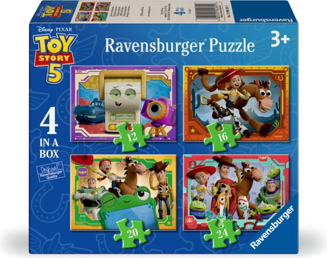 Ravensburger Puzzle Toy Story: Játékhistória 4 az 1-ben (12–24 darabos)