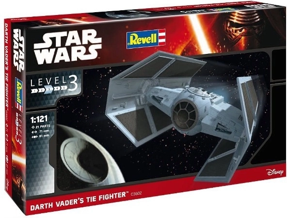 Darth Vader TIE Advanced x1 makett építőkészlet 1:121 – REVELL STAR WARS