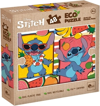 Lisciani kétoldalas öko puzzle Stitch 48 darab