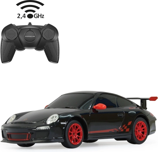 Távirányítós Porsche GT3 RS autó 1:24, fekete