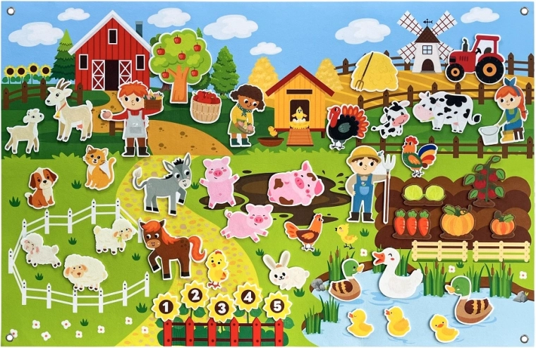 2Kids Toys interaktív játszófal – farm