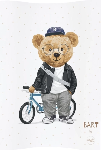 Puha, kétszélű pelenkázó alátét 48 × 70 Fluffy Puffy maci