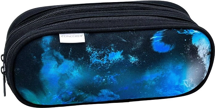 CONCORDE űr témájú tolltartó két cipzárral