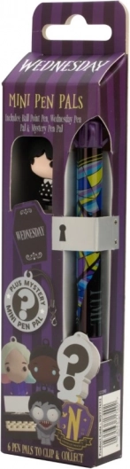 Golyóstoll medállal Mini Pen Pals Wednesday