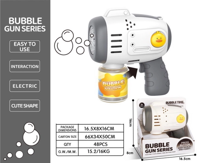 Buborékfújó pisztoly 90 ml