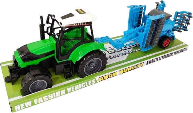 Gyermek traktor kiegészítő mezőgazdasági géppel