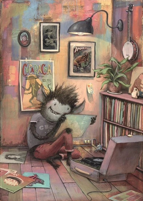 HEYE Zozoville puzzle: Bakelit szörny, 1000 darab