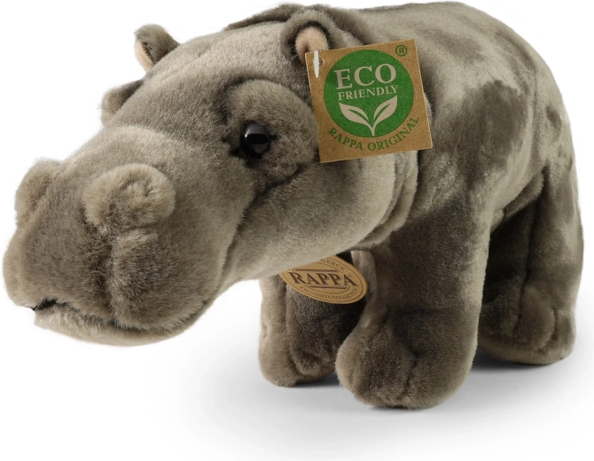 Rappa Eco-Friendly álló plüss víziló, 30 cm