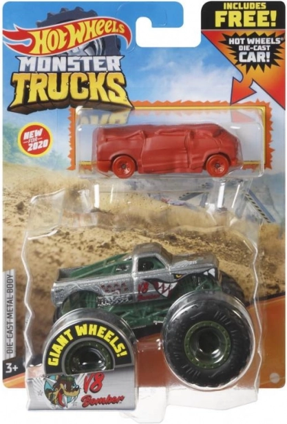 Hot Wheels Monster Trucks 1:64 kisautóval – Skeleton