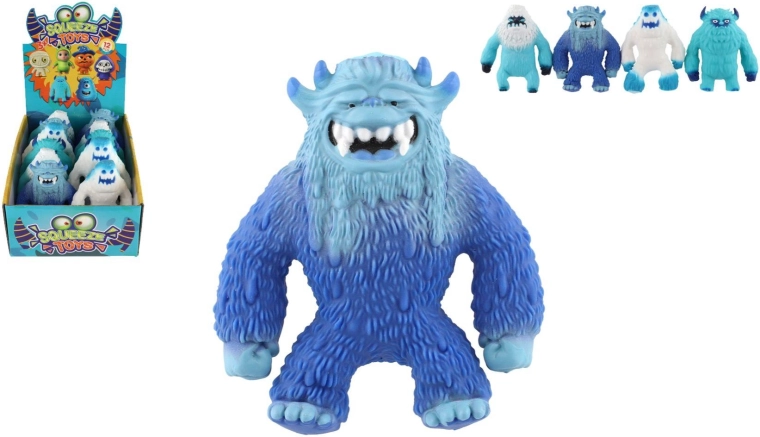 Antistressz, nyújtható, homokkal töltött szilikon szörny 13 cm