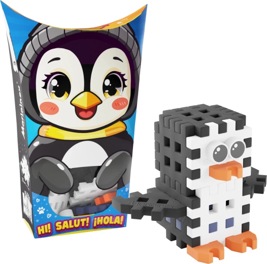 Mini Waffle Pocket Pets pingvin építőkészlet