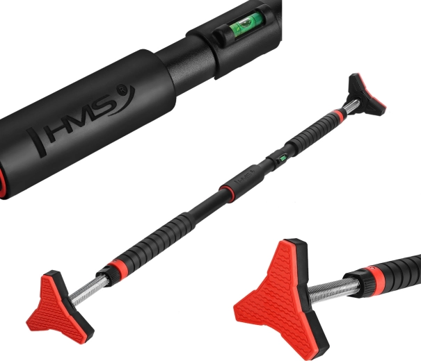 Ajtókeretbe szerelhető húzódzkodó rúd vízmértékkel HMS DD401