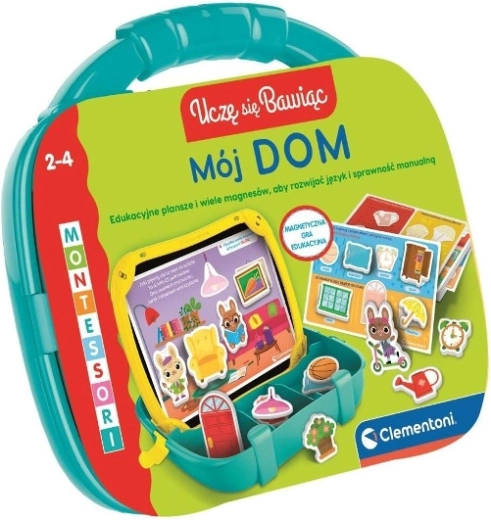 Oktató mágneses bőrönd – Az én házam