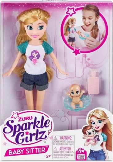 Zuru Sparkle Girlz bébiszitter baba