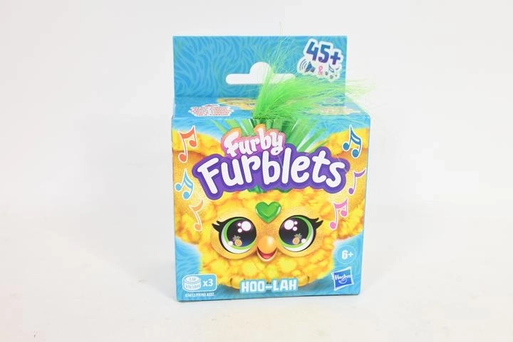 Furby Furblets Hoo-Lah mini interaktív plüssfigura csipesszel