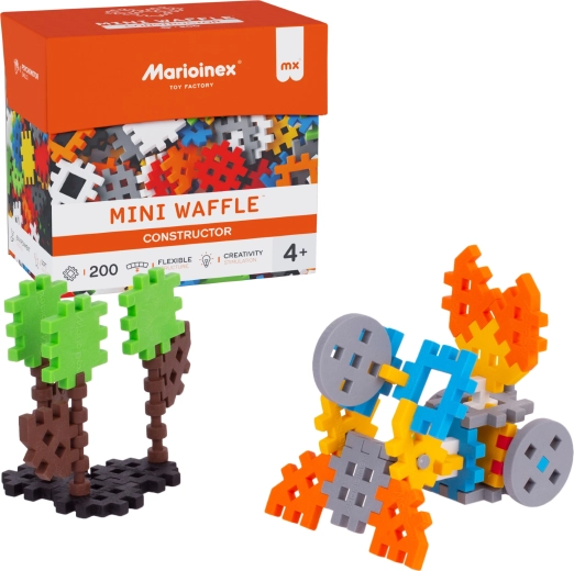 Mini Waffle Constructor építőkészlet 200 darab MARIOINEX