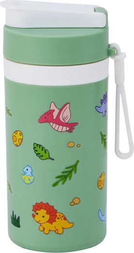 Gyerek termosz itatóval TORO 400 ml – dinoszauruszok