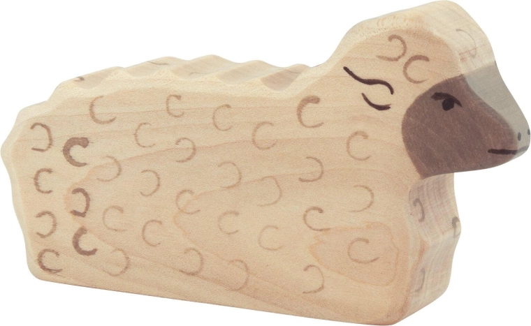 Holztiger fekvő bárányka - 1 darab