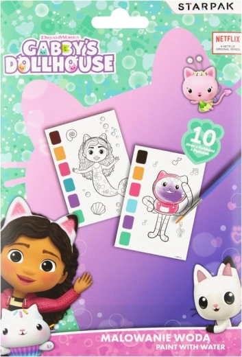 Vízfestés Gabby's Dollhouse motívummal