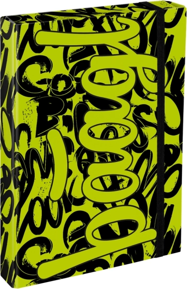 Baagl mappa iskolai füzetekhez A4 Jumbo – Lime