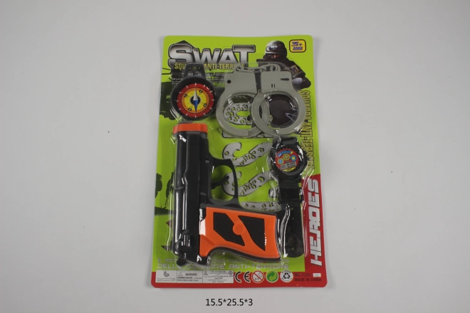 Rendőrségi Készlet Pisztolyokkal és Kiegészítőkkel